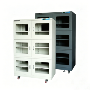 ATOMFAIR® Low-Humidity (10%-20% RH) Dry Cabinets AF-DC1435B-6 1435L THREE-DOOR for cleanroom moisture-sensitive storage