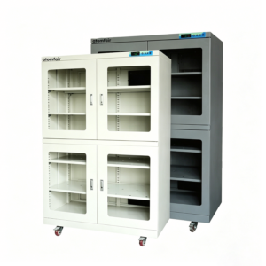 ATOMFAIR® Ultra-Low-Humidity (1%-10% RH) Dry Cabinets AF-DC1435C-4 1435L TWO-DOOR for cleanroom moisture-sensitive storage