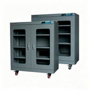 ATOMFAIR® Anti-Static Low-Humidity (10%-20% RH) Dry Cabinets AF-DC320BF 320L for ESD-safe moisture-sensitive storage
