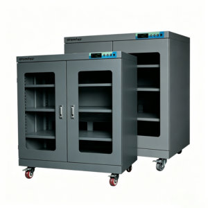 ATOMFAIR® Anti-Static Extreme-Low-Humidity (1%-3% RH) Dry Cabinets AF-DC450DF 450L for ESD-safe moisture-sensitive storage