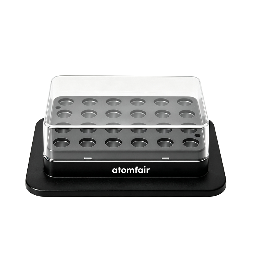 H100-Series Heating Block 24×2 mL for H100-Pro ATOMFAIR® 1 ATOMFAIR® Heating Block AF-TC-ACC-H100-004 for tube heating block workflows and research-grade sample preparation
