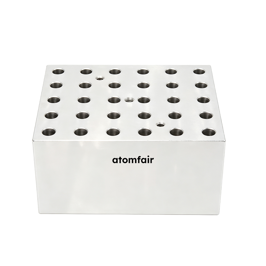 Dry Bath Heating Block 30×0.2 mL HB105 Compatible ATOMFAIR® 1 ATOMFAIR® Heating Block AF-TC-ACC-HB-001 for tube heating block workflows and research-grade sample preparation