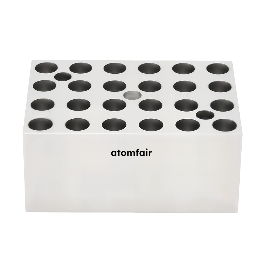Dry Bath Heating Block 24×0.5 mL AF-MINI24X05 ATOMFAIR® 1 ATOMFAIR® Heating Block AF-TC-ACC-MINI-002 for tube heating block workflows and research-grade sample preparation