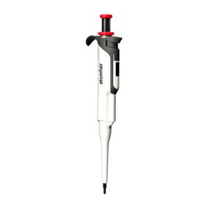 ATOMFAIR® HiPette-LTS single-channel 30-300 uL pipette for accurate medium-volume transfers in laboratory workflows.