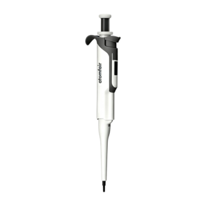 ATOMFAIR® HiPette single-channel 0.1-2.5 uL pipette, optimized for ultra-micro volume handling in laboratory workflows.