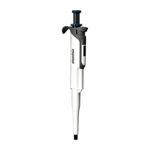 ATOMFAIR® HiPette single-channel 100-1000 uL pipette for efficient large-volume dispensing in lab workflows.