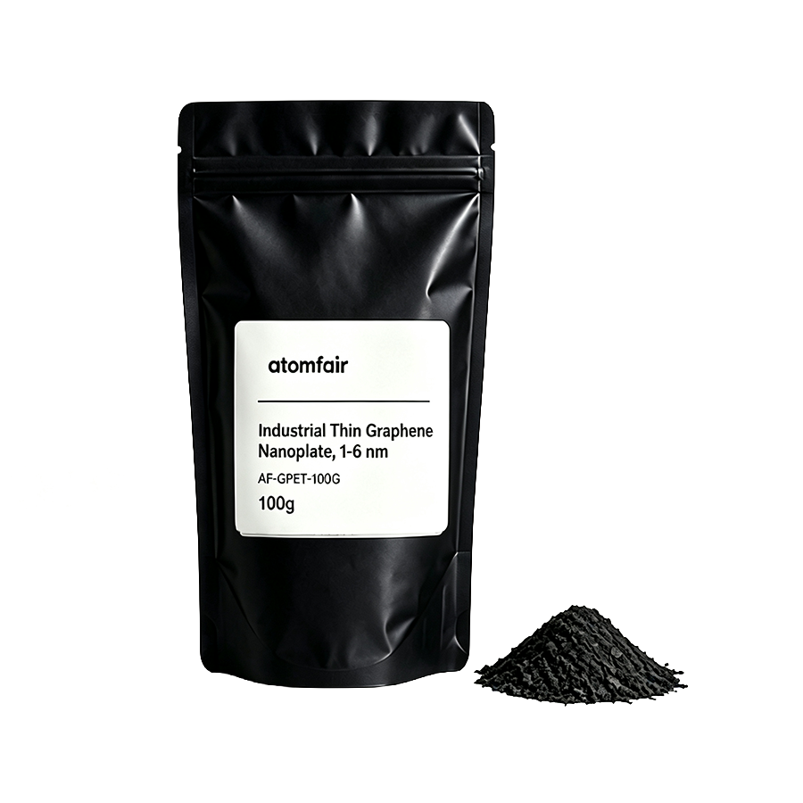 Industrial Thin Graphene Nanoplate 1-6 nm 100 g ATOMFAIR®