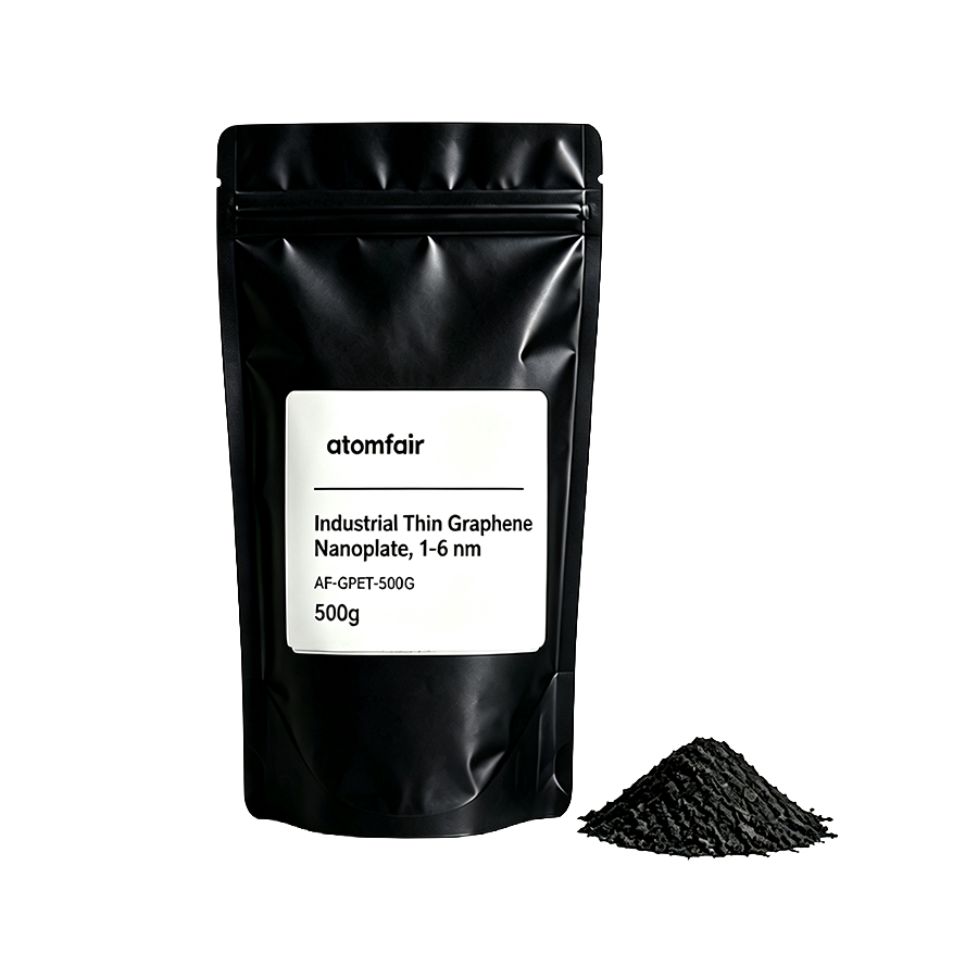 Industrial Thin Graphene Nanoplate 1-6 nm 500 g ATOMFAIR®