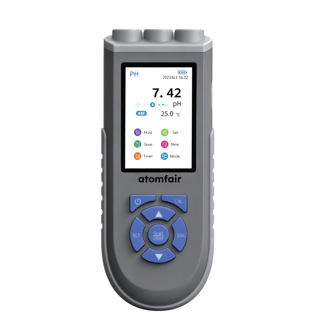 Portable pH/Conductivity Meter 0-2000 mS/cm ATOMFAIR®