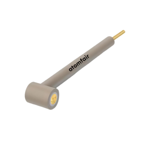 L-Shaped Gold Disk Electrode 99.999% 0.5-6mm ATOMFAIR®
