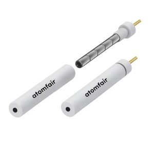 ATOMFAIR® atomfair magnetic graphite working electrodes showing internal metallic segmented core and pin connections.
