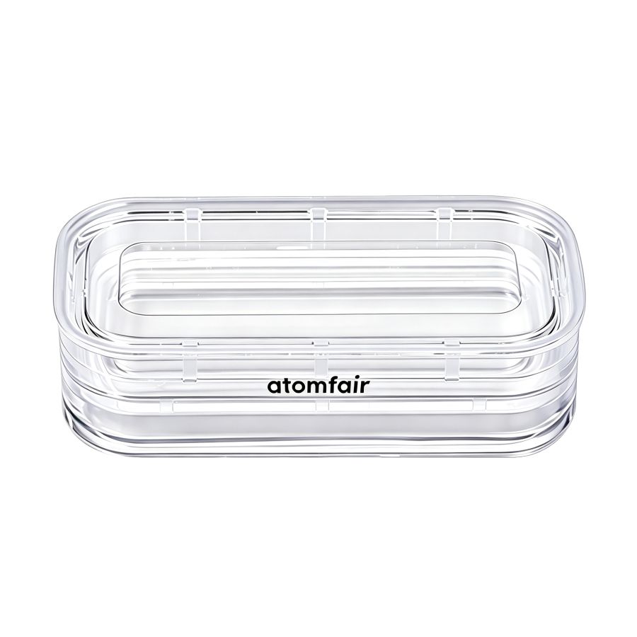 Membrane Box 125 x 75 x 25 mm 1 ATOMFAIR® Membrane Box AF-MB-12525 for non-clamping delicate component storage during clean lab transfer