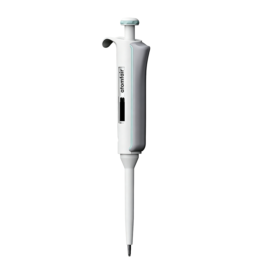 Single-Channel Manual Pipette 2-20 μL Mi-Pette ATOMFAIR® 1 ATOMFAIR® Mi-Pette single-channel 2-20 uL pipette, engineered for micro-volume liquid sampling in laboratory workflows.