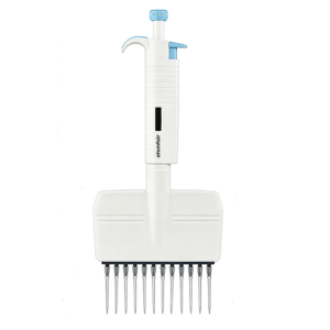 ATOMFAIR® MicroPette Plus 12-channel 10-100 uL pipette for routine micro-volume multi-channel transfers in lab workflows.