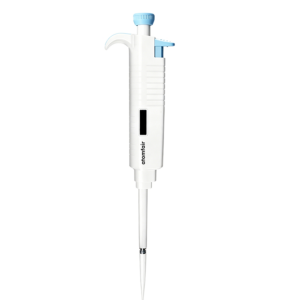 ATOMFAIR® MicroPette Plus single-channel 10-100 uL pipette for routine micro-liquid dispensing in lab workflows.