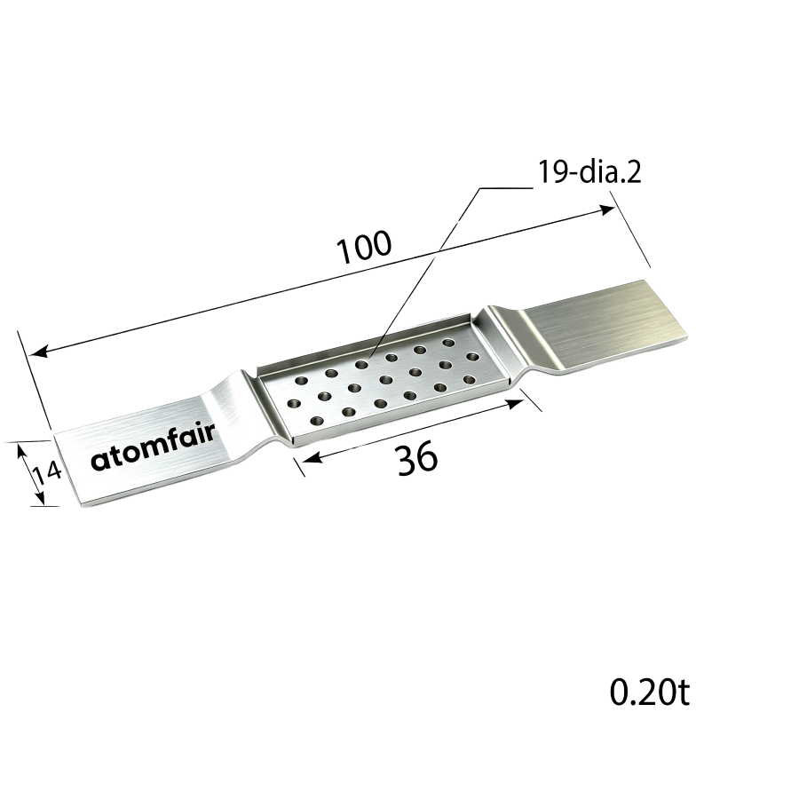 Molybdenum Evaporation Boat Cover 0.2×14×100 mm ATOMFAIR®