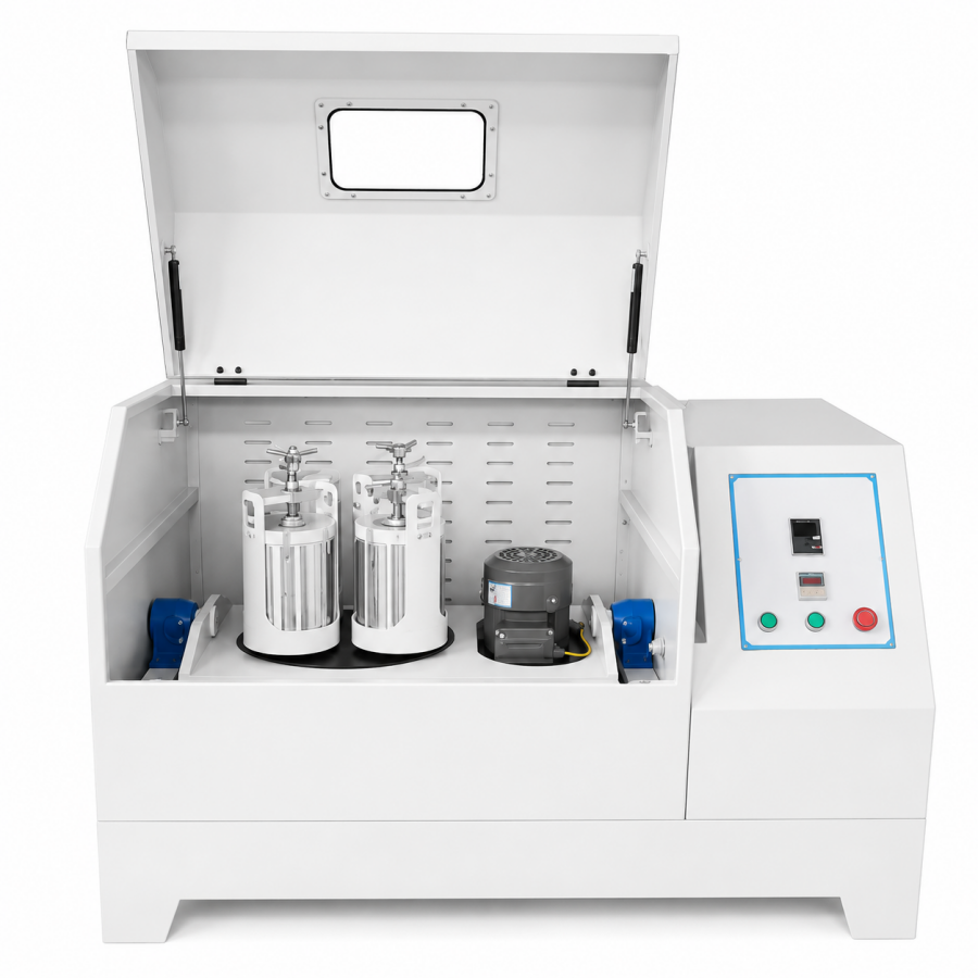 ATOMFAIR OPBM-0.4 360° Planetary Ball Mill 0.4L 250W 0-870 rpm 4-Station Research Grade