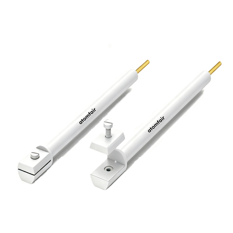 Platinum Electrode Clip 99.99% Pt PTFE Shell ATOMFAIR®