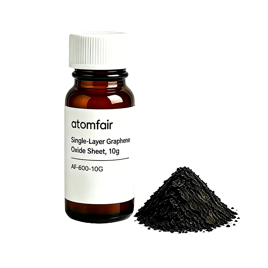 Single-Layer Graphene Oxide Sheet 10 g Lab Grade ATOMFAIR®