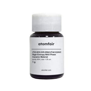 (Ti0.2Zr0.2V0.2Nb0.2Ta0.2)2AlC High-Entropy MAX Phase Ceramic Material, Type 211, 1 g