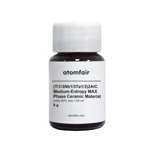 (Ti1/3Nb1/3Ta1/3)2AlC Medium-Entropy MAX Phase Ceramic Material, Type 211, 5 g