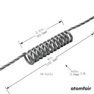Tungsten Coil Thermal Filament, F10 Geometry, 3 Wires x 0.030 in Diameter
