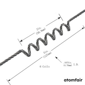 Tungsten Coil Thermal Filament, F3 Geometry, 3 Wires x 0.030 in Diameter