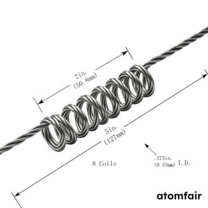 Tungsten Coil Thermal Filament, F6 Geometry, 4 Wires x 0.030 in Diameter