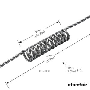 Tungsten Coil Thermal Filament, F7 Geometry, 4 Wires x 0.030 in Diameter