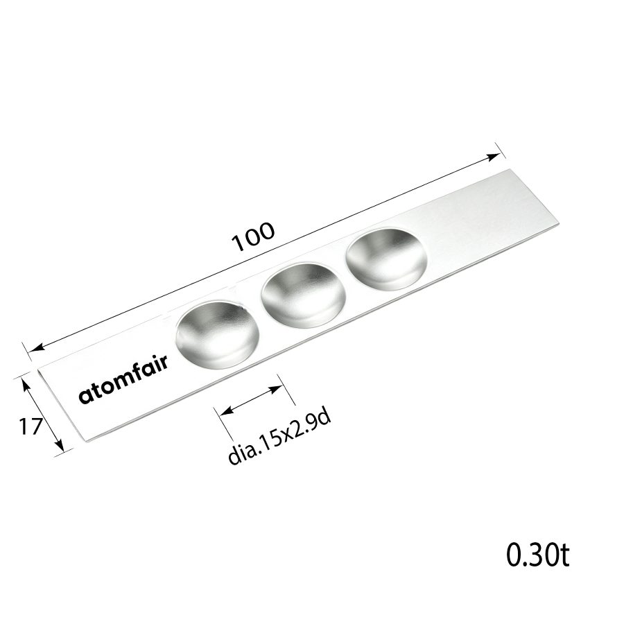 Tungsten Evaporation Boat Straight 0.7 cc 1200 °C ATOMFAIR®