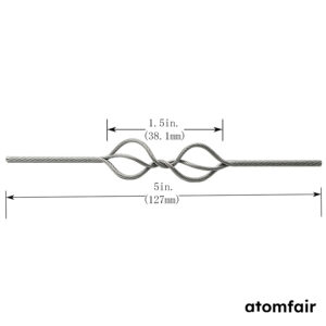 Tungsten Point Source Filament, P7 Geometry, 4 Wires x 0.030 in Diameter