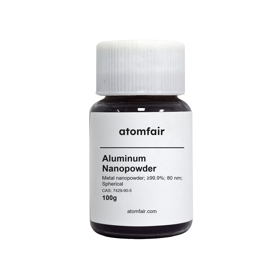 Nano Aluminum Powder ≥99.9% 80 nm Spherical ATOMFAIR®