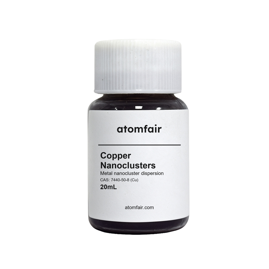 Copper Nanocluster Dispersion 20 mL Research Grade ATOMFAIR®