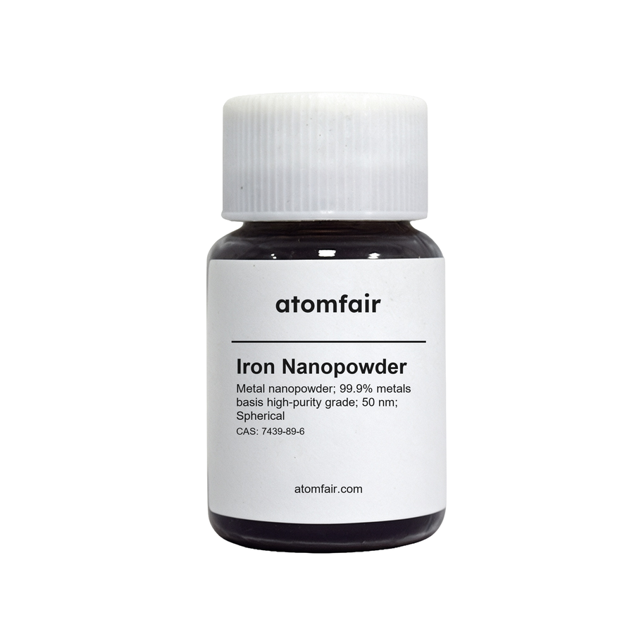 Nano Iron Powder 99.9% 50nm Spherical Research ATOMFAIR®