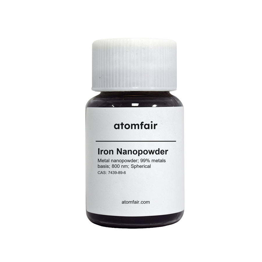 Nano Iron Powder 99% 800nm Spherical Grade ATOMFAIR®
