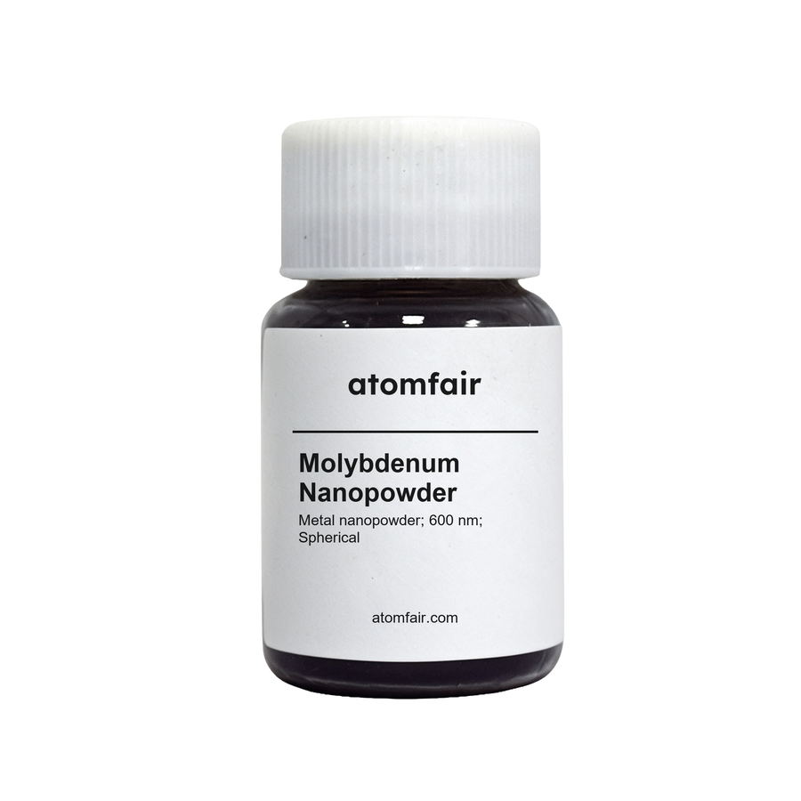 Nano Molybdenum Powder 99.0% 600nm Research Grade ATOMFAIR®