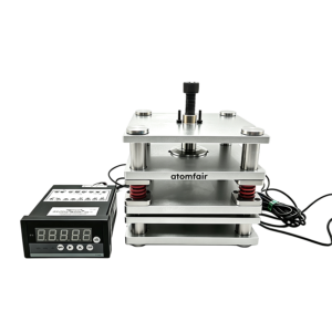 ATOMFAIR ATM-PCBT-7075AL-5L aviation-grade 7075-T6 aluminum alloy ultra-rigid five-layer pouch cell split test fixture for micron-level precise alignment cycling