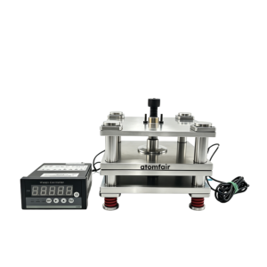 Atomfair heavy duty 4-layer pouch cell test fixture made of premium 304 stainless steel with built-in pressure sensor