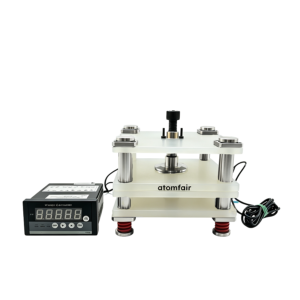 Insulated lightweight polypropylene PP plastic four layer pouch cell testing fixture with structural load sensor by Atomfair