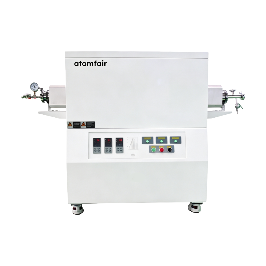 Dual-Zone Vacuum High-Temperature Tube Furnace, 1600 °C