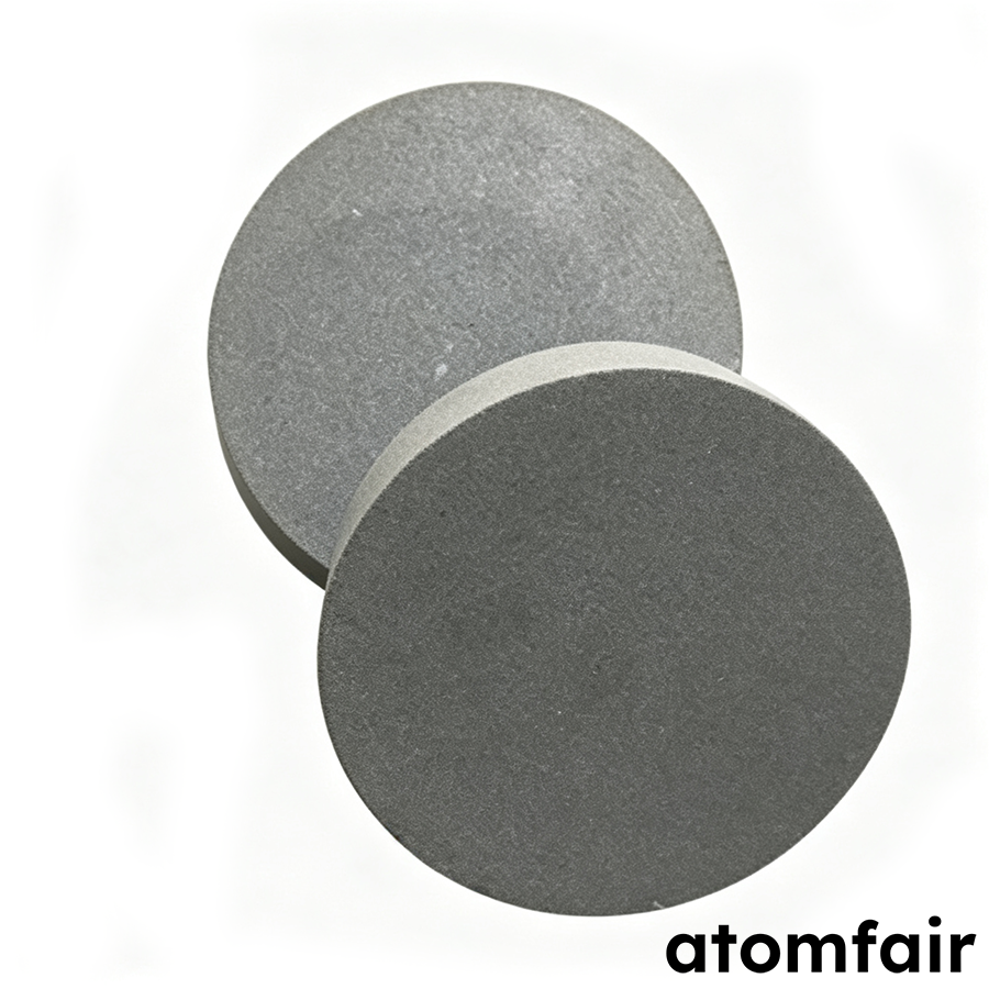 316L Sintered Filter Plate 20μm Ø100×25mm ATOMFAIR®