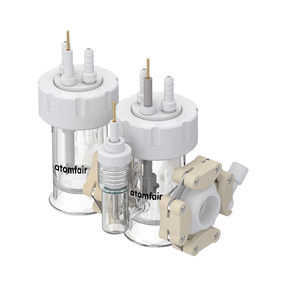 Atomfair 3H Single-Window Replaceable-Membrane Photoelectrochemical Cell, Relative Sealing, Single-Layer