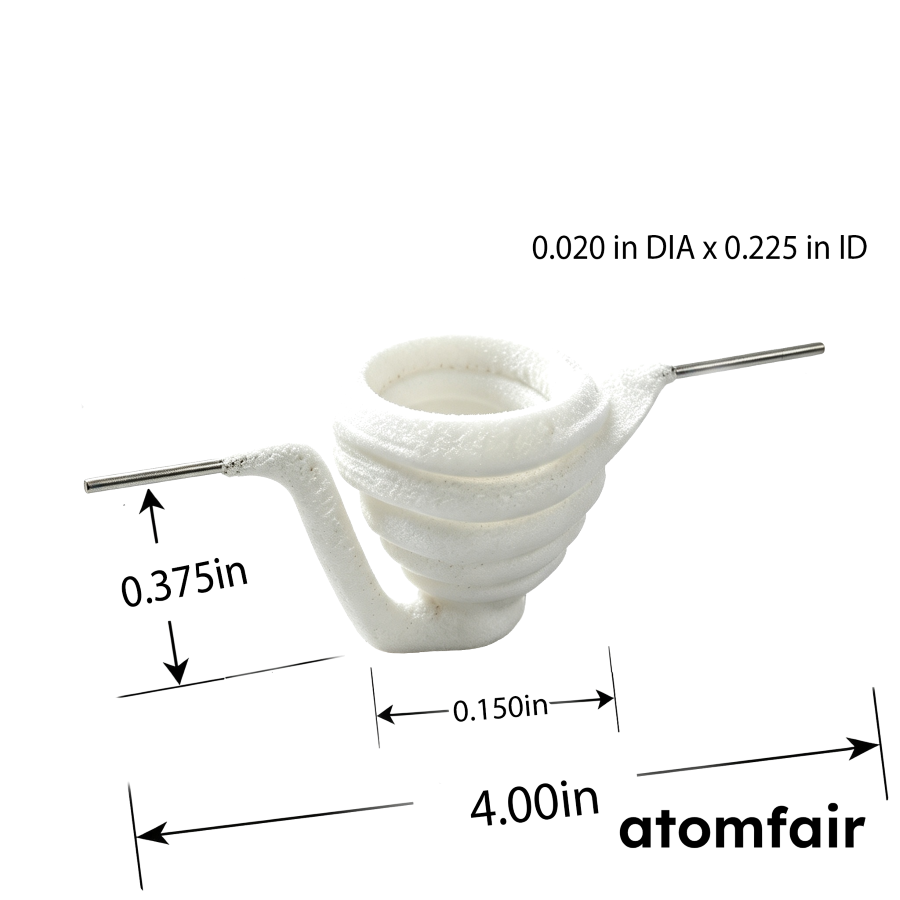 Alumina-Coated Tungsten Basket Heater 1475°C ATOMFAIR®