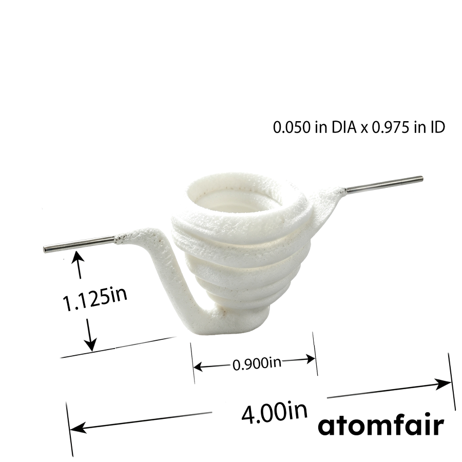 Alumina Coated Tungsten Basket Heater 768 W ATOMFAIR®