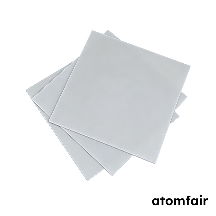 Aluminum Nitride Ceramic Substrate, 120 mm x 120 mm x 0.38 mm, Pack of 10