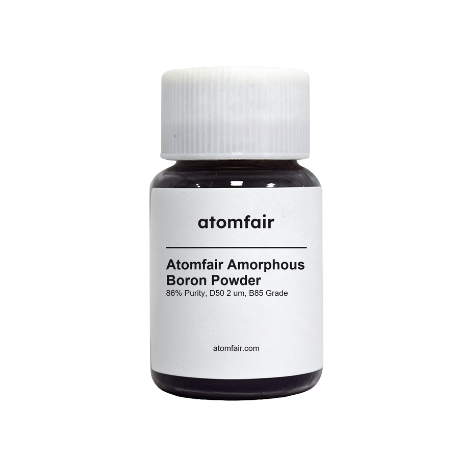 Amorphous Boron Powder 86% Purity D50 2 μm ATOMFAIR®