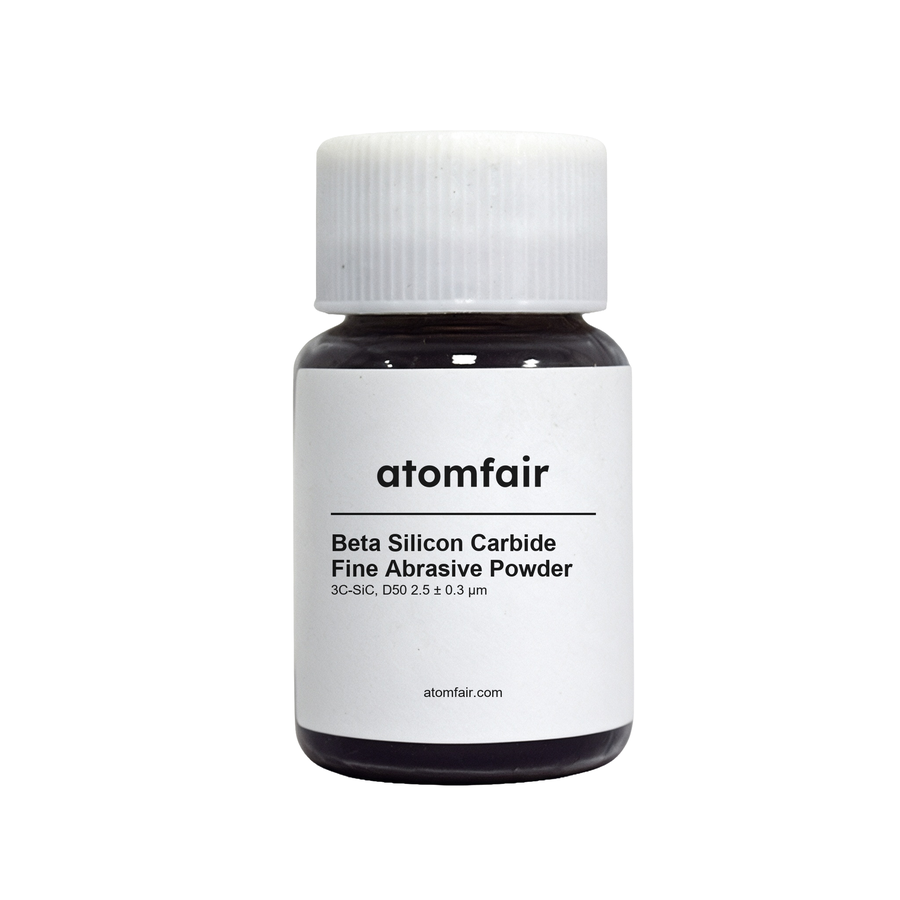 Beta Silicon Carbide 3C-SiC Powder D50 2.5μm ATOMFAIR®
