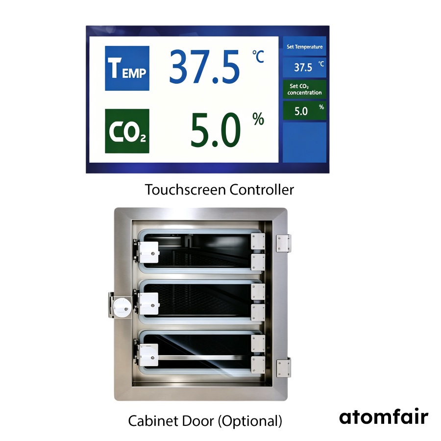Water-Jacket CO2 Incubator 170 L, 700 W Laboratory ATOMFAIR® 2 Water-Jacket CO2 Incubator 170 L, 700 W Laboratory ATOMFAIR® - Image 2