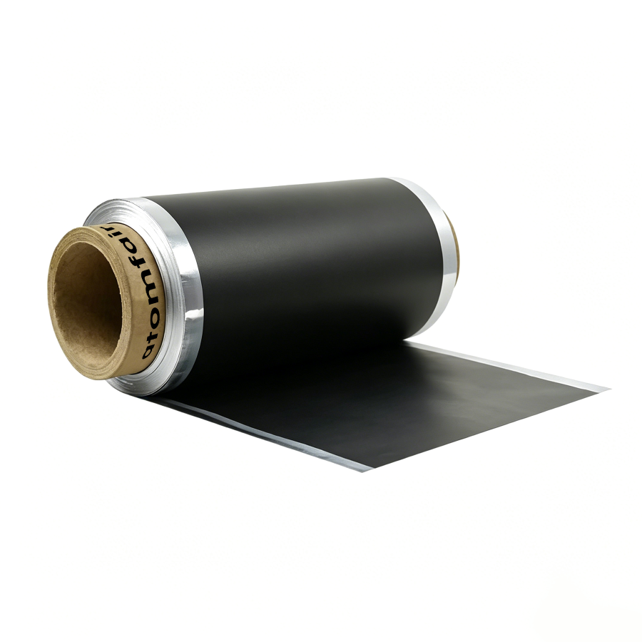 Atomfair double-sided conductive carbon coated aluminum foil with 16 micron total thickness for battery electrode research.