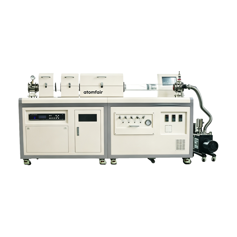 Dual-Zone Sliding PECVD System, 1200 °C, 500 W RF
